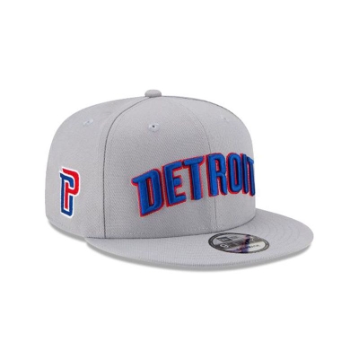 Sapca New Era Detroit Pistons NBA Statement Edition 9FIFTY Snapback - Gri